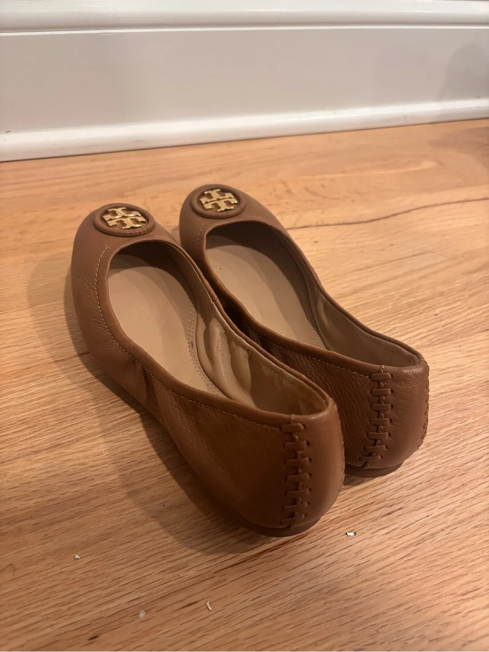 Tory Burch brown leather Ballet Flats size US 7